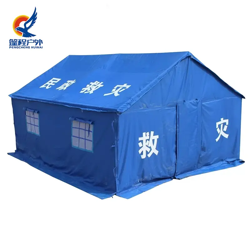 Tenda di soccorso d'emergenza in cotone da 36 metri quadrati